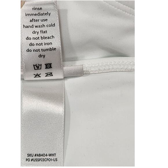 Andie The Bikini Bottom Swimwear XL White - Picture 5 of 7